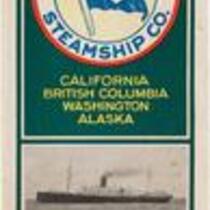 Pacific Coast Steamship Co.: California, British Columbia, Washington, Alaska