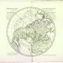Hémisphere septentrional pour voir plus distinctement les terres Arctiques [1782]