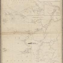 [No. 06] Merkatorskaia karta Ledovitago i Beringova morei  s sieverozapadnym beregom Ameriki, ot mysa Lisburna do poluostrova Aliaski
