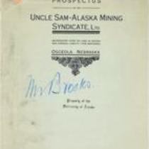 Prospectus of the Uncle Sam-Alaska Mining Syndicate, Ltd., 1913