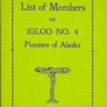 By-laws and list of members of Igloo no. 4