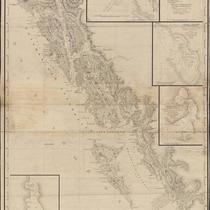 [No. 10] Merkatorskaia karta Vostochnago okeana s sieverozapadnym beregom Ameriki i prilezhaiushchim k nemu Koloshenskim arkhipelagom