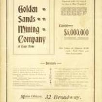 Golden Sands Mining Company of Cape Nome
