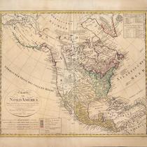 Charte von Nord America nach astronomischen Bestimmungen und den neuesten Charten von Dalrymple, Arrowshmit, Edwards, u.a.m.