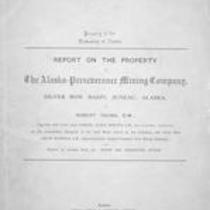 Report on the property of the Alaska-Perseverance Mining Company, Silver Bow Basin, Juneau, Alaska